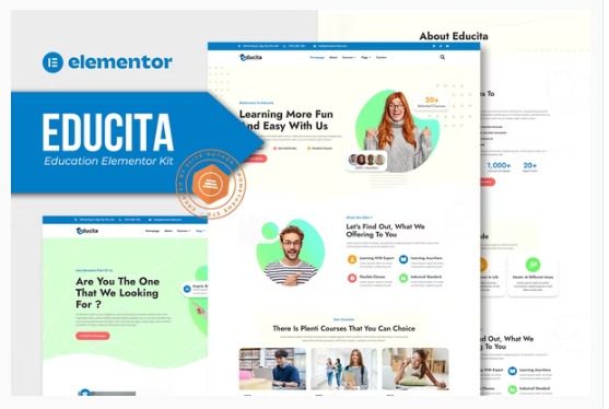 Educita  Education Elementor Template Kit